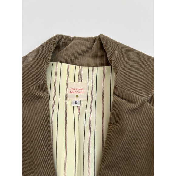 Lauren Moffatt Corduroy Elbow Patch Blazer Jacket S Cotton Made in USA Western - Picture 4 of 13
